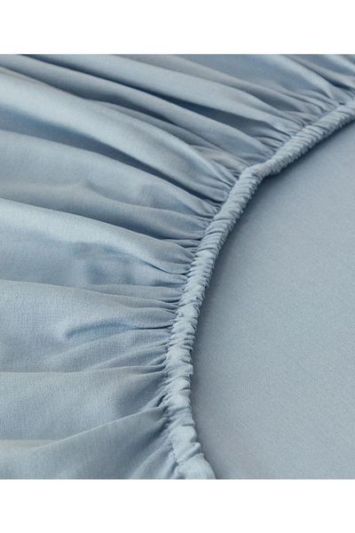 GERCELLA 180X200+30Cm Blue Double Leaves