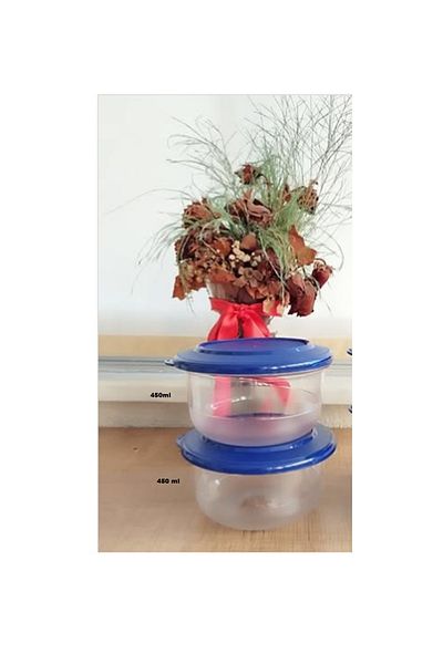 Tupperware Night Blue Crystal Bowl - 450 ml X2 Pcs