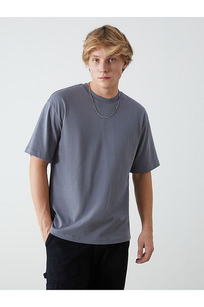 LC Waikiki Crew Neck Short Sleeve Combed Cotton Men's T-Shirt - W4Lu43Z8