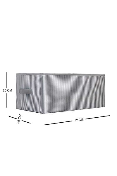 Textile sweet In-Cabinet Shelf Organizer Cardboard Foldable Clothing Storage Box 47X28X20