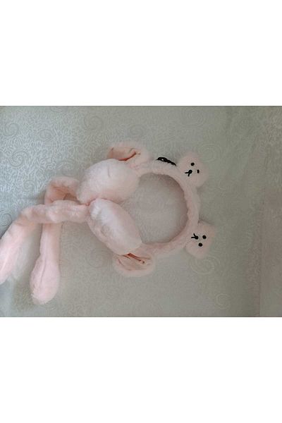 Fua Shop Girl's Moving Sound Headphones with Teddy Bear