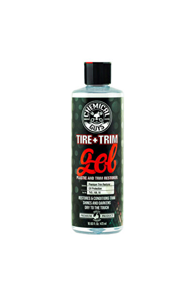 CHEMICAL GUYS Tire And Trim Gel for Plastic & Rubber, Oil-Based Gel Restores ...