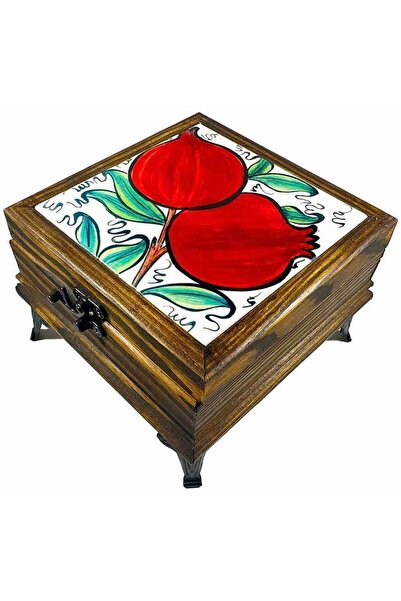 Çini Evi Pomegranate Motif Organizer Box