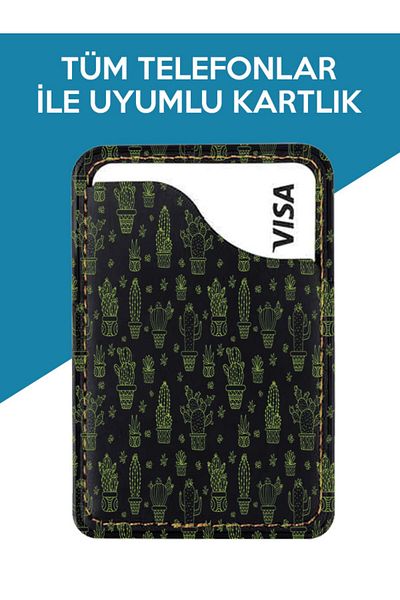 TECNO Camon 16 18 19 20 30 Premier Pro Neo متوافق مع Cactus Ariz منقوشة جلدية 3M حافظة حامل البطاقة