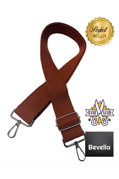 Bevella Υφαντό βαμβακερό κολώνο ρυθμιζόμενο λαβή τσάντας - λουράκι τηλεφώνου (130 cm)