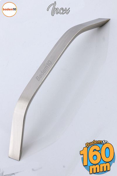 Badem10 Mâner Şahin Metal Inox 160 Mm Mobilier Bucătărie Sertar Dulap Dulap Ușă Mânere Mâner 16 Cm