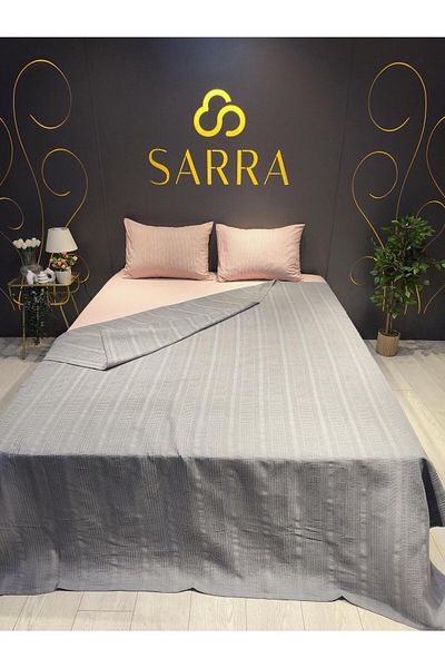 sarra Anthracite Double Personality Honeycomb Pique