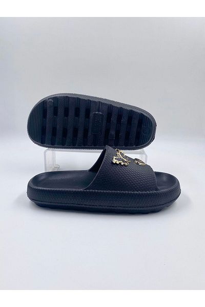 Babetty Stylish Lightweight Comfortable Beach Sea Pool Slippers with Butterfly Stones