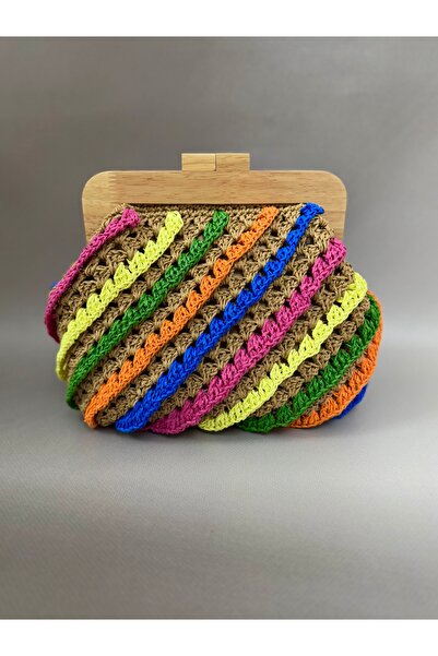 El örgüsü Clutch çanta