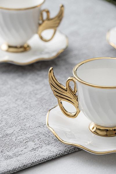 ACAR Jade 6-Person Coffee Cup Set - 90 ml
