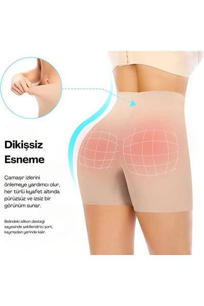 MYS GRUP TEKSTİL Laser Cut Slimming and Recovery Ghost Slip Panty Corset (3202)