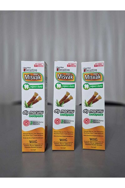 Fresh White Fresh White 3-Piece Tooth Paste with Straw Tree Extract 75X*3 225 ml