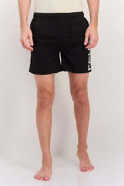 French Connection Men Swimwear Board Short, Black