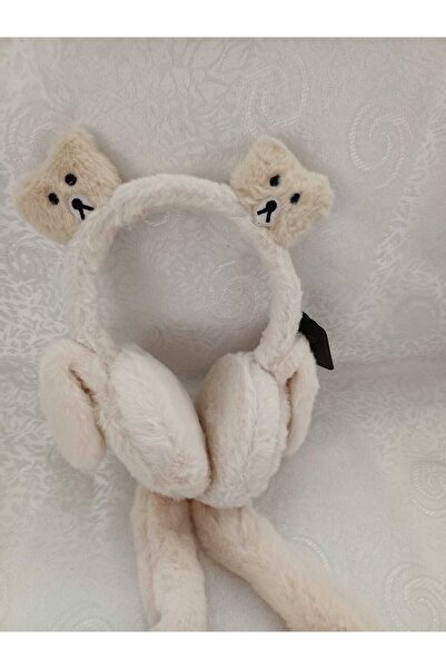 Fua Shop Children's Plush Bear Movable Sound Headset