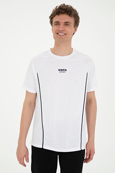 U.S. Polo Assn. Ανδρικό λευκό μπλουζάκι