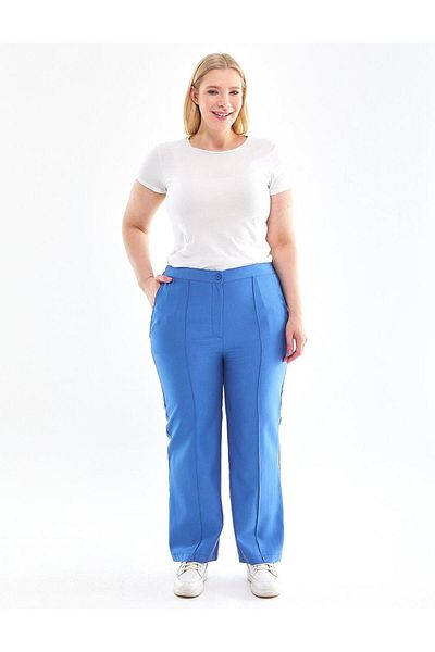 Kayra Ribbed Wide Leg Trousers