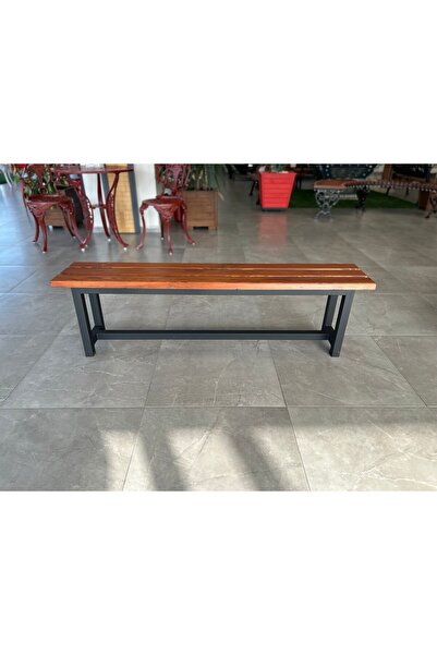 Kural Döküm Metal Ayaklı Ahşap Bench / Soyunma Odası Bankı