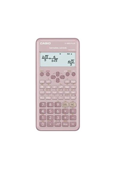 Casio 1/FX-82ES Plus Pembe Bili1/MSel Fonksiyonlu Hesap Makinesi 2.Versiyon