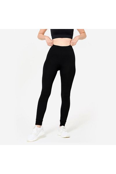 Decathlon Domyos Women's Black Sports Leggings - Fitness