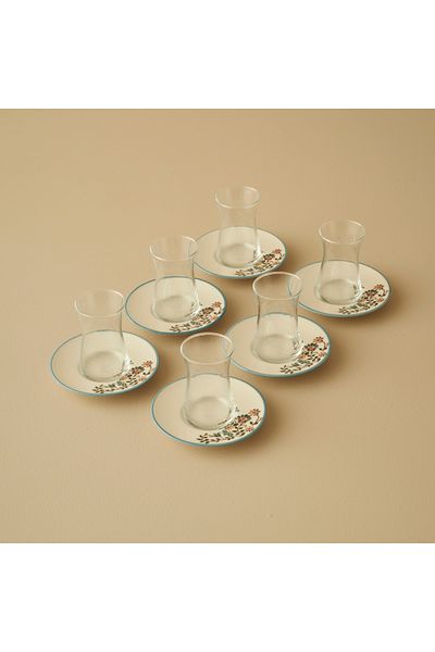 Bella Maison Vintage Set of 6 Tea Cups Blue (170 Cc)