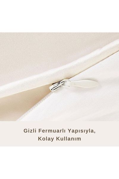silkworm Față de pernă 100% mătase de culoare aurie (50 cm 70 cm) culoare nurcă