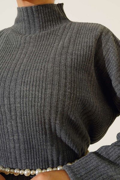 STİLZERAFET Knitwear Ribbed Dress