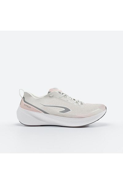Decathlon Kiprun Women's Running Shoes - Beige/Pink - Kiprun Cushion 500