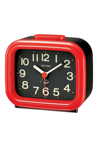 Rhythm Quartz Movement Analog Bell Alarm Clock