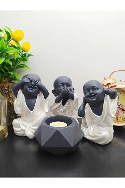 elvanhobi Görmedim Duymadım Bilmiyorum 1 Mumluk 3 Biblo 4 Lü Takım