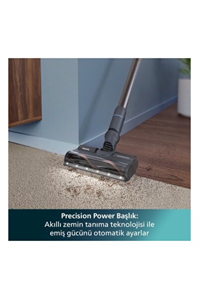 Philips 7000 Serisi Aqua 25.2 V Kablosuz Dik Süpürge, PowerCyclone 12, 80 dk'ya Kadar Şarj, XC7053/01