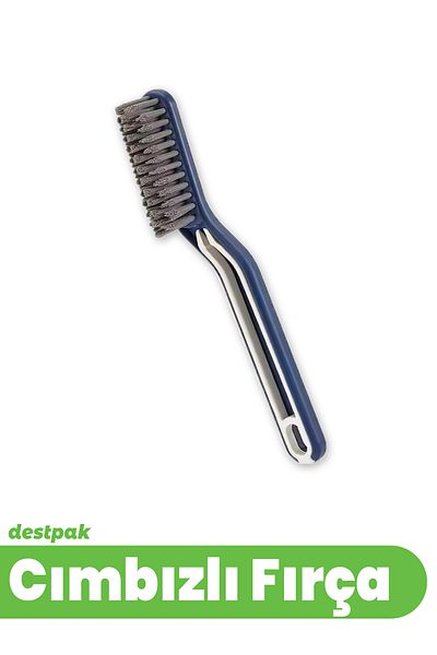 Destpak Multifunctional Joint and Sink Brush with Tweezers - Drain Tweezers - Dip Corner