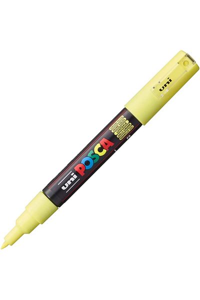 Uni Posca Pc-1M 0.7mm Marker - Sunshine Yellow