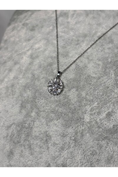 Uzak Işıklar Zircon Stone Flower Necklace