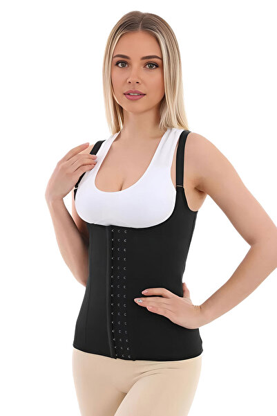 elilom Latex Korse - Ayarlanabilir Askılı, Göbek Bölgesi İnceltici, 7 Çelik B...