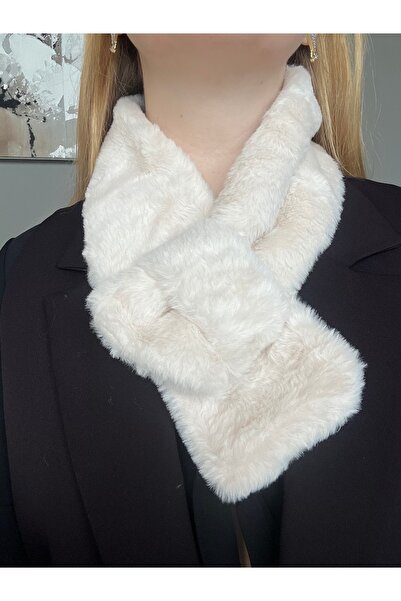 Asteria Jewelry Fur Plush Neck Collar Scarf