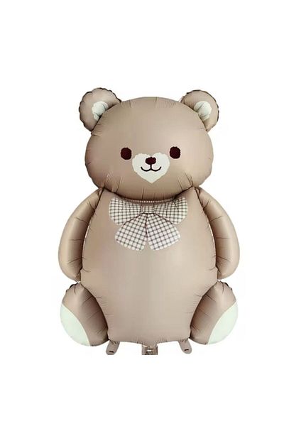 parti sürprizi Retro Cute Bear Balloon Large Teddy Bear Foil Balloon