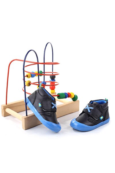 Walkenzo Cizme pentru băieți cu talpă anti-alunecare cu velcro