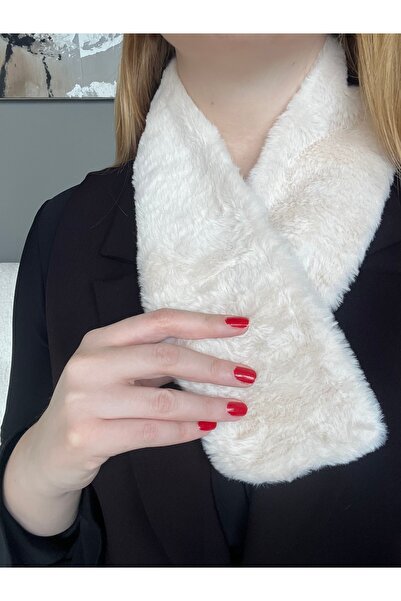 Asteria Jewelry Fur Plush Neck Collar Scarf