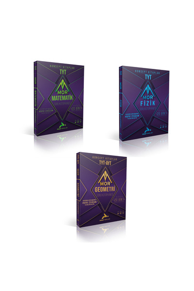 paraf yayınları Paraf Yayınları Mor Tyt Fizik & Matematik & Geometri Soru Ban...