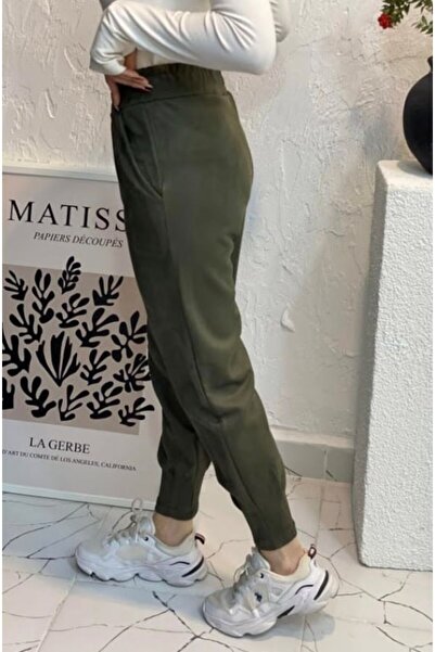 Leila Suede Pants with Leg Pencil