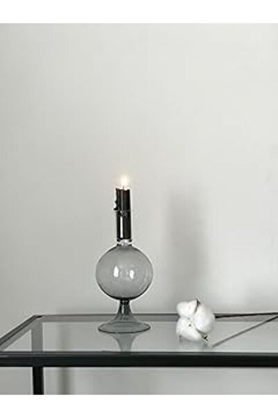 Genel Markalar Cam Top Mumluk Şamdan Füme Cam Füme