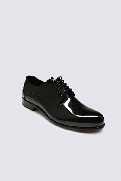 Tween Siyah Deri Smokin Ayakkabı