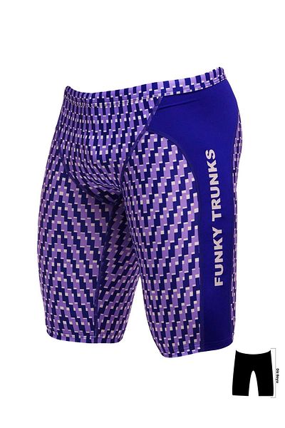 Funky Trunks Jam Future Dusk Men's Training Swimsuit, Knee Length Jammer