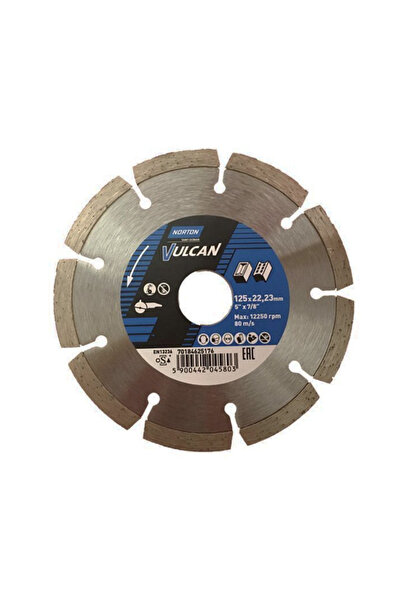 NORTON SAINT GOBAIN Norton Vulcan 125mm 22,23mm Elmaslı Kesme Diski - Beton v...
