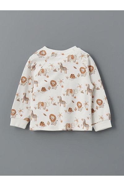 LC Waikiki Crew Neck Printed Baby Boy Hospital Set