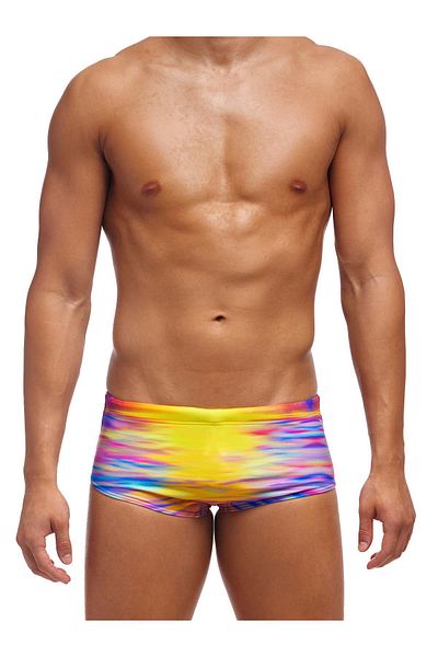 Funky Trunks Darkinjung Sunset Men's Training Swimsuit, 14cm Trunks