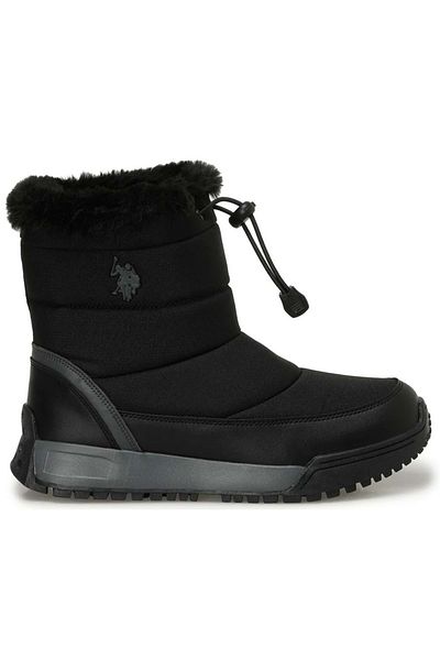 U.S. Polo Assn. Black Girl's Boots - 101884825   4W Rainy Jr 4Pr