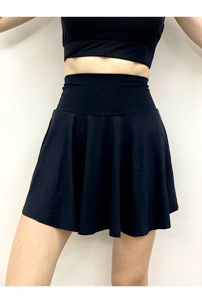 ŞevAyy Women Skirted Shorts Swimsuit Bottom Wear High Waist Lycra Tightening Swimsuit