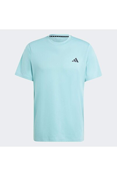 adidas Men's Turquoise T-Shirt - Round Neck, Regular Fit Iw3320 Tr-Es Comf Tee