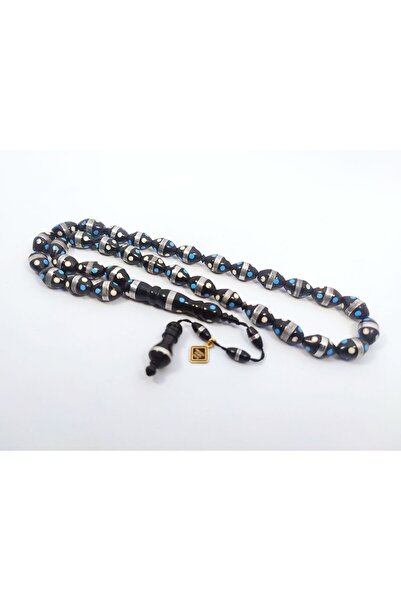 İskeçe Exclusive Sketched Cemil Master Work 925 Sterling Silver Spiral Mine Embroidered Large Size Kuka Certified İsk6753